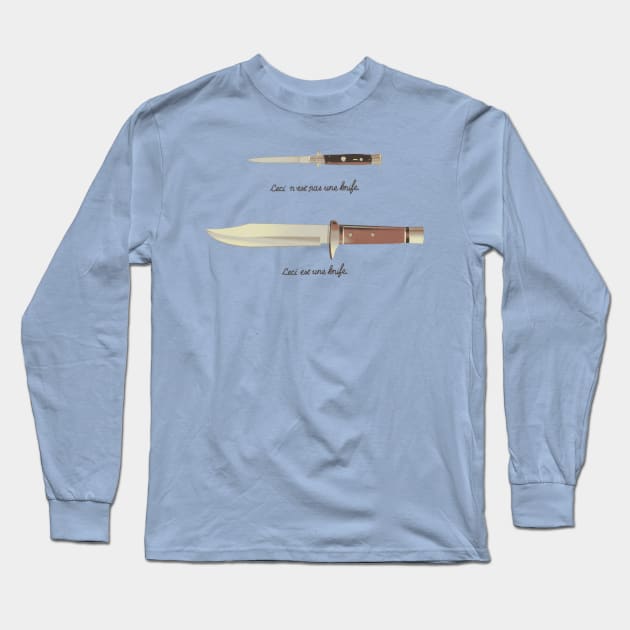 This Is Not a Knife Long Sleeve T-Shirt by ptmilligan